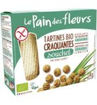 Le Pain des Fleurs Krokante bio crackers met aardamandel bio (150g) 150g thumb