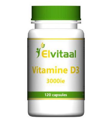 Elvitaal/Elvitum Vitamine D3 3000IE/75mcg (120ca) 120ca