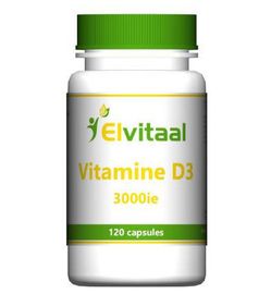 Elvitaal Elvitaal Vitamine D3 3000IE/75mcg (120ca)