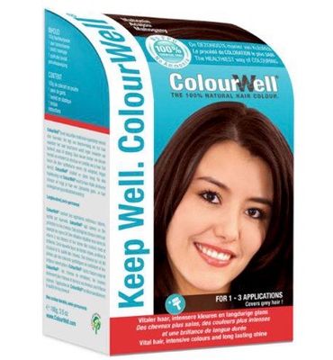 Colourwell 100% Natuurlijke haarkleur mahonie (100g) 100g