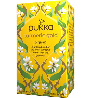 Pukka Organic Teas Turmeric gold bio (20st) 20st