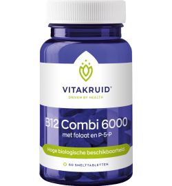 Vitakruid Vitakruid B12 Combi 6000 met folaat & P-5-P (60tb)
