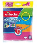 Vileda Microvezel doeken colors 4-pack (1st) 1st thumb
