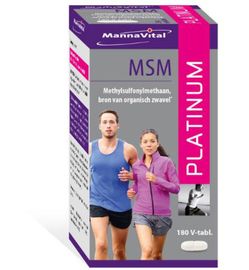 Mannavital Mannavital MSM Platinum (180tb)