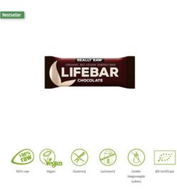 Lifefood Lifefood Lifebar chocolade bio (47g)