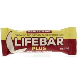 Lifefood Lifefood Lifebar plus maca baobab bio (47g)