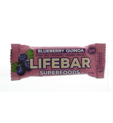Lifefood Lifebar plus blueberry quinoa bio (47g) 47g