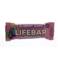 Lifefood Lifefood Lifebar plus blueberry quinoa bio (47g)