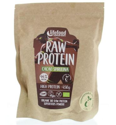 Lifefood Raw protein cacao spirulina bio (450g) 450g