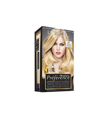 L'Oréal Preference 02 superlicht goudblond (1set) 1set