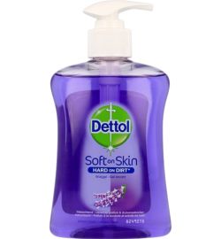 Koopjes Drogisterij Dettol Lavender soft on skin (250ml) aanbieding