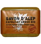 Aleppo Soap Co Aleppo zeep exfoliant argan bio (100g) 100g thumb
