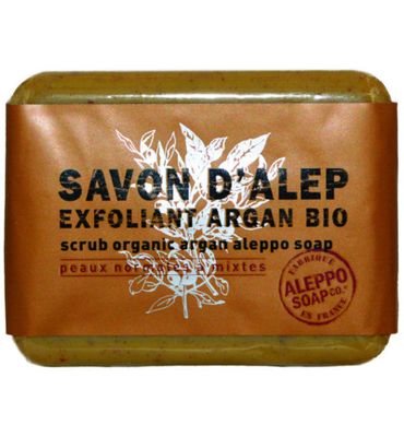 Aleppo Soap Co Aleppo zeep exfoliant argan bio (100g) 100g