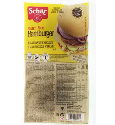 Dr. Schär Hamburgerbroodjes (4st) 4st