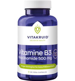 Vitakruid Vitakruid Vitamine B3 Niacinamide 500 mg (90vc)