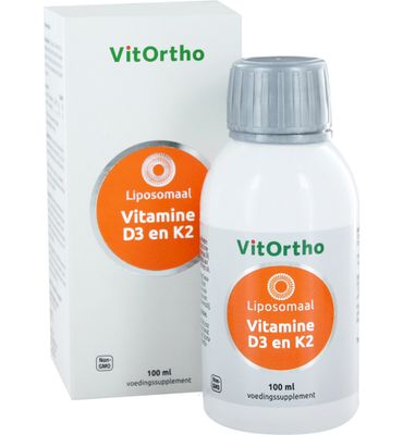 VitOrtho Vitamine D3 en K2 liposomaal (100ml) 100ml
