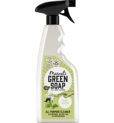 Marcel's Green Soap Allesreiniger spray basilicum & vertivert gras (500ml) 500ml
