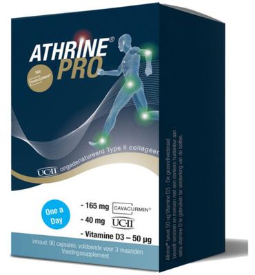 Athrine PRO - UC-II Cavacurmin en Vitamine D3 (90ca) 90ca