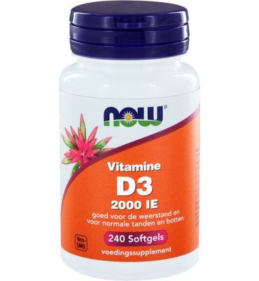 Now Vitamine D3 2000IE (240sft) 240sft