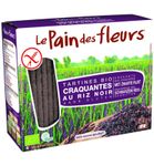 Le Pain des Fleurs Zwarte rijst crackers bio (150g) 150g thumb