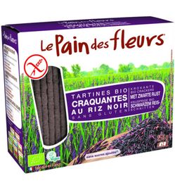 Le Pain Des Fleurs Le Pain des Fleurs Zwarte rijst crackers bio (150g)