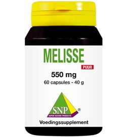 SNP Snp Melisse 550 mg puur (60ca)
