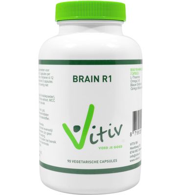 Vitiv Brain R1 (L-theanine Omega 3-6, glidkruid, ginkgo) (90vc) 90vc