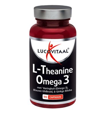 Lucovitaal L-theanine omega 3 (90ca) 90ca
