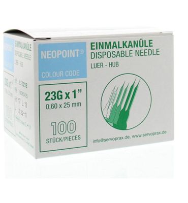 Neopoint Injectienaald steriel 0.6 x 25 (100st) 100st