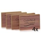 Beautylin Cederhout ladenblok 100% natuurlijk (4st) 4st thumb