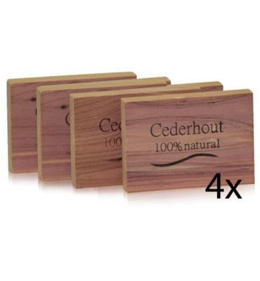 Beautylin Cederhout ladenblok 100% natuurlijk (4st) 4st