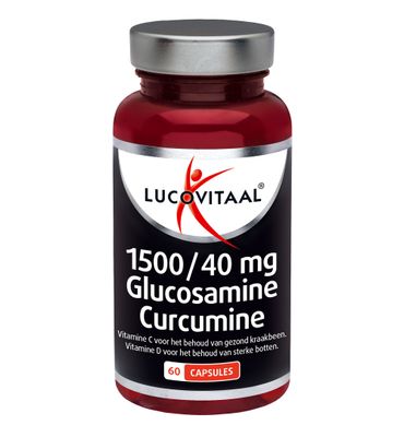 Lucovitaal Glucosamine & curcumine 1500/40mg (60ca) 60ca
