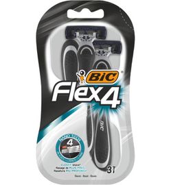 Bic Bic Flex 4 comfort mesjes blister (3st)