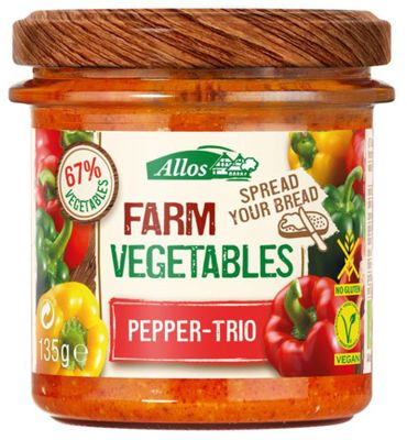 Allos Farm vegetables pepper trio bio (135g) 135g