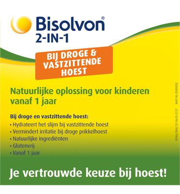Bisolvon Drank 2-in-1 kind (133ml) 133ml