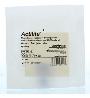 Advancis Actilite manuka non adhesive 10 x 10 (1st) 1st