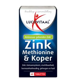 Lucovitaal Lucovitaal Zink methionine & koper (60tb)