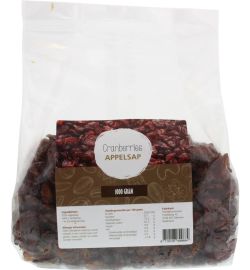 Mijnnatuurwinkel Mijnnatuurwinkel Cranberries gezoet met appeldiksap (1000g)