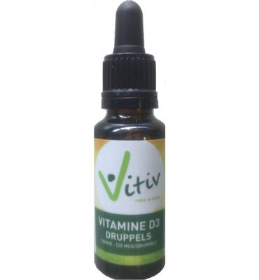 Vitiv Vitamine D3 druppels 1000IE (25ml) 25ml