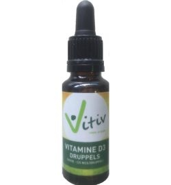 Vitiv Vitiv Vitamine D3 druppels 1000IE (25ml)