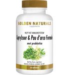 Golden Naturals Caprylzuur & Pau d'arco met probiotica (60vc) 60vc thumb