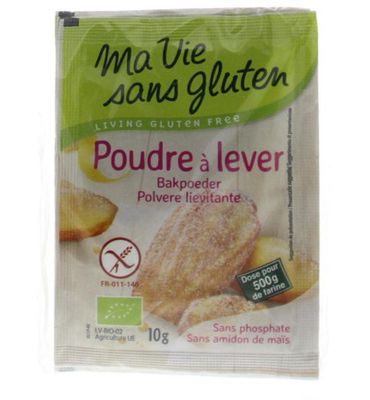Ma Vie Sans Gluten Bakpoeder 4 x 10 gram glutenvrij bio (4x10g) 4x10g