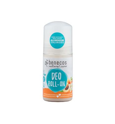Benecos Deodorant roll on abrikoos & vlierbes (50ml) 50ml