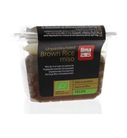 Lima Lima Brown rice miso ongepasteuriseerd bio (300g)