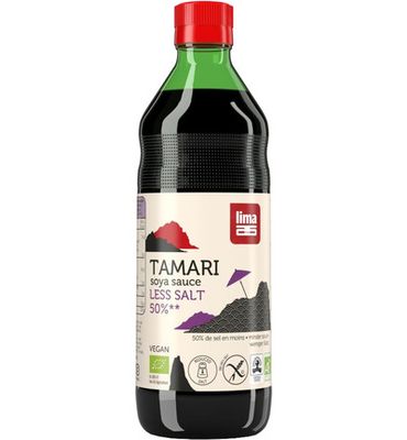 Lima Tamari 50% minder zout bio (500ml) 500ml