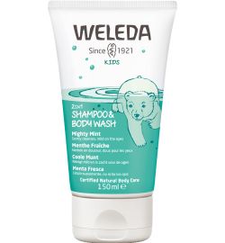 Weleda Weleda Kids 2-in-1 shampoo & bodywash coole munt (150ml)