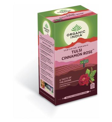 Organic India Tulsi cinnamon rose thee bio (25st) 25st