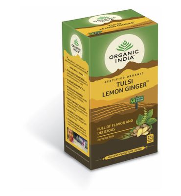 Organic India Tulsi lemon ginger thee bio (25st) 25st