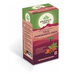 Organic India Tulsi pomegranate green thee bio (25st) 25st thumb
