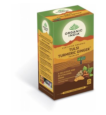 Organic India Tulsi turmeric ginger thee bio (25st) 25st